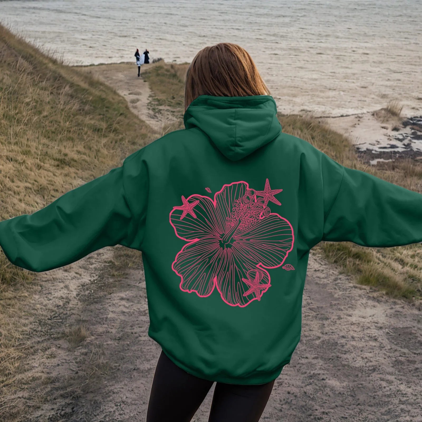 Long Hoodie Sweatshirt
